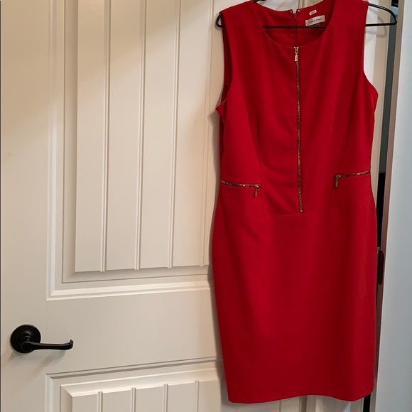 Calvin Klein Dresses & Skirts - Red Calvin Klein Dress